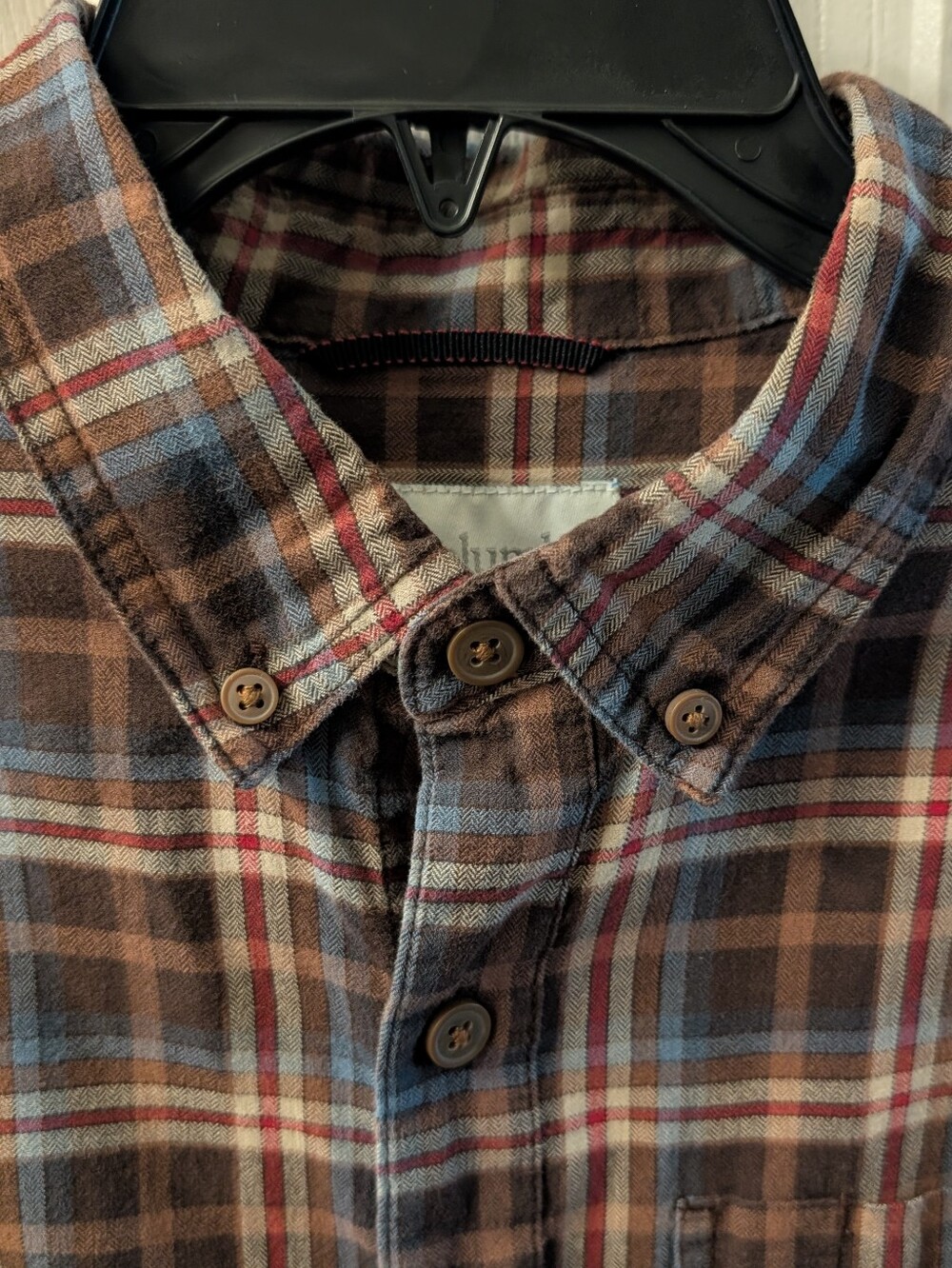 Columbia Mens Plaid Checks Button Up Long Sleeve, Size S